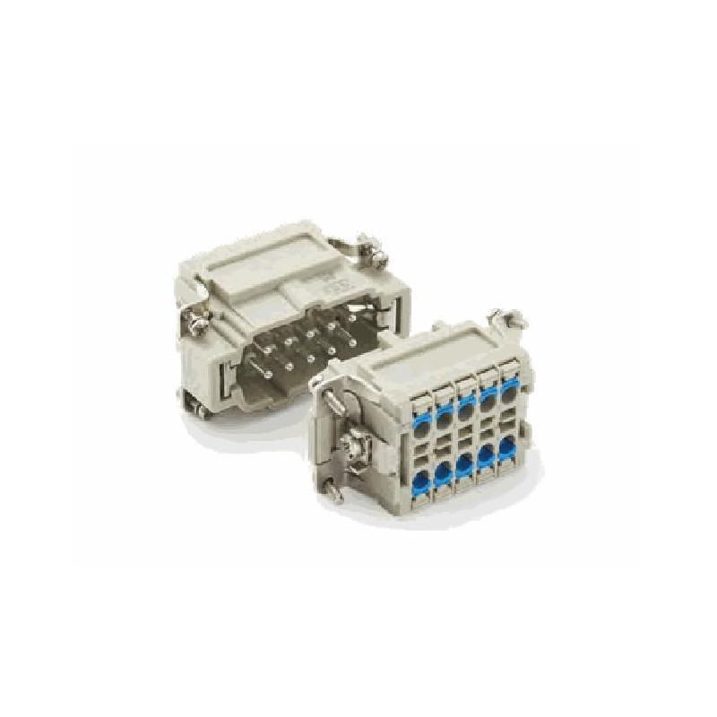 Insert HE, Quick Connection à ressort, femelle, 10 pin, 16A, Polycarbonate, 10B 